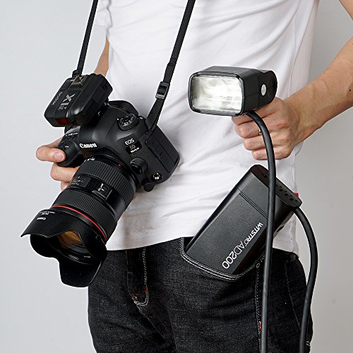 GODOX EC200 200W Extension Flash Head with 2M Cable Portable Off-Camera ...