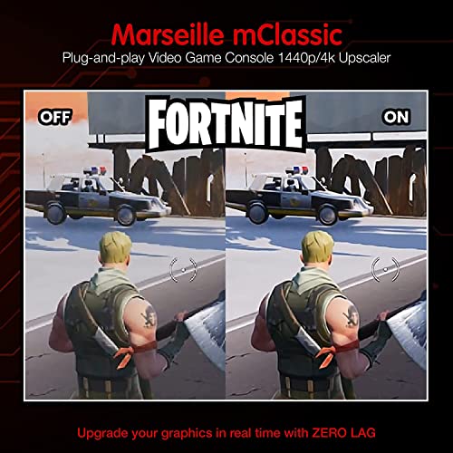 Marseille mClassic PlugandPlay Video Game Console 1440p/4K Upscaler