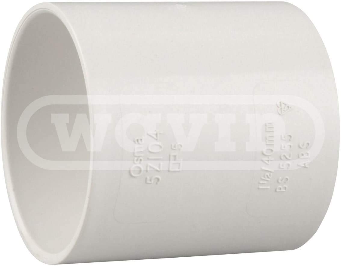 Pack of 2 x Osma 5Z104W 40mm (1.5") Double Socket White