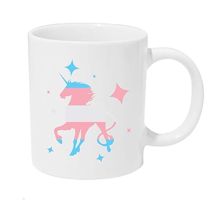 Trans Transgénero Unicornio LGBT Taza de café o té de 325 ml ...