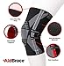 AidBrace Knee Brace Support Sleeve with Patella Support and Side Stabilizers for Meniscus Tear, ACL & LCL Injury Recovery (SINGLE - Large)