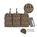 OneTigris MOLLE Triple Pouch DD07 (Brown)