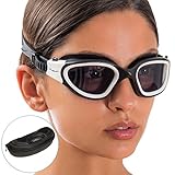 AqtivAqua Wide View Swim Goggles // Swim Workouts - Open Water // Indoor - Outdoor Line