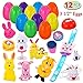 JOYIN 12 Pcs Toys Filled Easter Eggs, 3.25