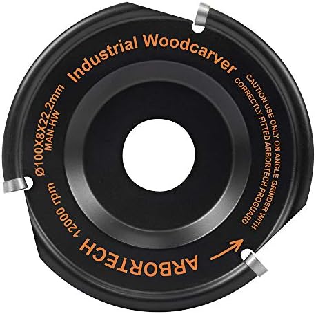 Disque Turbo Scraper ARBORTECH Ø100mm - Pour Meuleuse Angle, Travail Bois Angle Négatif