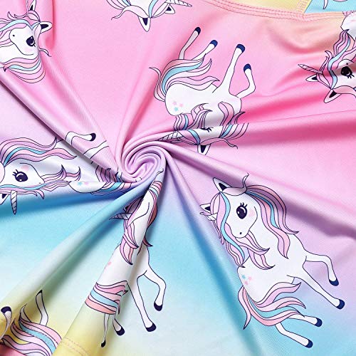 Matching Doll & Girls Dresses Kids Toddler Unicorn Cloth Fit 18" American Girl
