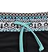 Womens Boardshorts with Adjustable Drawstring, Print Blue, Medium