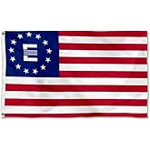 Cayyon Enclave American Flag E Banner America Flag Banner Outdoor Indoor Decoration Flag 3x5Feet Double Stitched Polyester with Brass Grommets