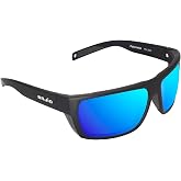 Baj&iacute;o Palometa Polarized Sunglasses - Medium Fit - Full Wrap | Patent-pending LAPIS lenses - Ergo Rubber Vented Nose Pads and Side Shields - Narrow Temples - Flex Hinges - Sun Ledge