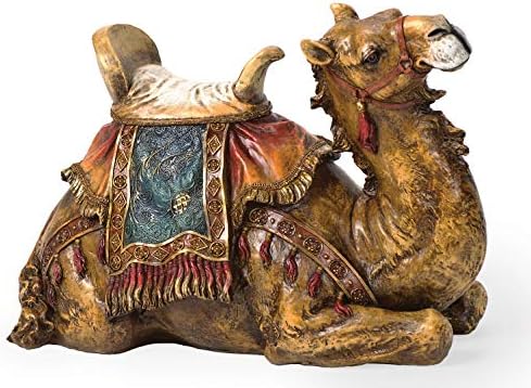 Amazon Com Joseph S Studio By Roman Colored Camel Figure For 27 Scale Nativity Collection 14 5 H And 21 W Resin And Stone Decorative Collection Durable Long Lasting Home Kitchen
