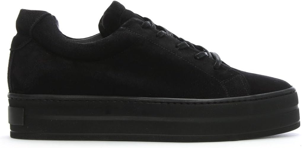 black flatform trainers uk