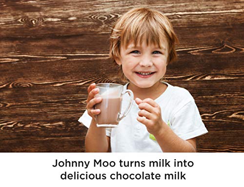 Johnny Moo Milk Flavoring Drops, Chocolate Flavor - Sugar Free, Gluten Free, Zero Calorie, Naturally Flavored Liquid Sweetener that Makes Milk Taste Great-Pack of 3, 1.62 fl oz, 24 Servings Per Bottle