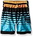 Kanu Surf Boys Quick Dry UPF 50+ Beach Swim Trunk, Echo Aqua, 3T