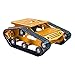 XiaoR Geek Smart Robot Car Tank Chassis Kit Aluminum Alloy Big Platform with 2WD Motors for uno/Raspberry Pi DIY Remote Control Robot Car Tools- Upgraded Version