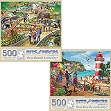 Bits and Pieces - Value Set of (2) 500 Piece Jigsaw