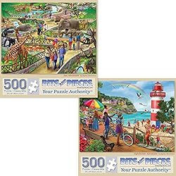 Bits and Pieces - Value Set of (2) 500 Piece Jigsaw