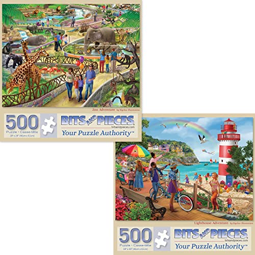 Bits and Pieces - Value Set of (2) 500 Piece Jigsaw