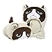 Comfy Critters Stuffed Animal Blanket – Grumpy Cat – Kids Huggable Pillow and Blanket Perfect for Pretend Play, Travel, nap time.