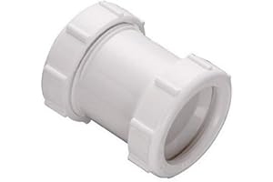 Plumb Pak 46WK Extension Coupling, 1-1/2-Inch or 1-1/4-Inch by 1-1/2-Inch, White