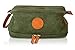 Dopp Kit - Premium Canvas Shaving Toiletry Bag boasts Vegan Leather Zipper and Handle - Compact Water-Resistant Bathroom Bags for Men and Women - Great for Overnight and Travel