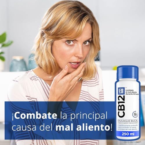 Colutório cb12 - combate a principal causa do mau hálito - efeito cientificamente comprovado durante 12 horas - 250ml