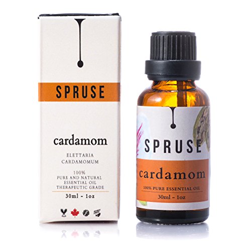 SPRUSE Cardamom Essential Oil - 30ml - 100% Natural Undiluted Therapeutic Grade