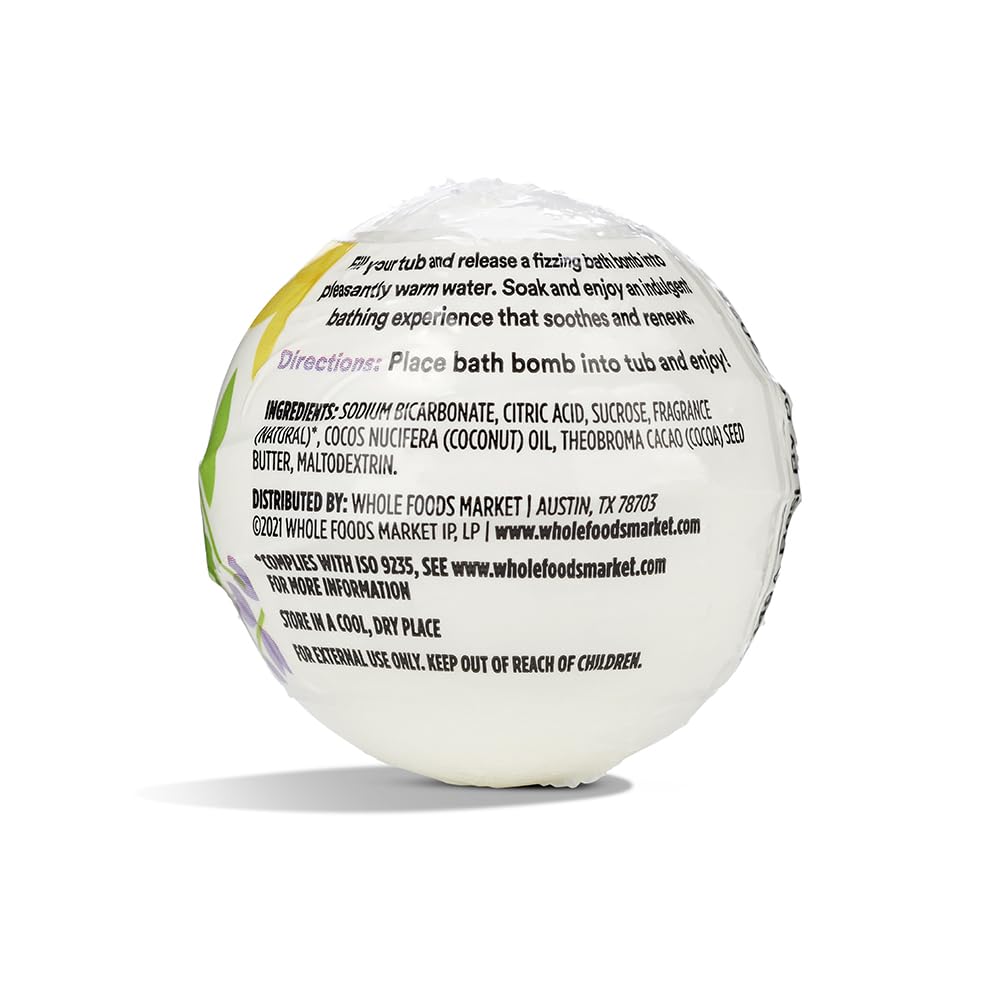 365 by Whole Foods Market, Fizzing Bath Bomb, Lavender Vanilla, 2.8 oz