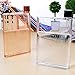 Dandyd A5 Memo Paper Bottle Flat Portable Notebook Water Bottle BPA Free for School Activity Outdoor Sports (Transparent)