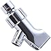 Hoobest Shower Arm Mount Showering Components Adjustable Hand Shower Mounts with Brass Swivel Ball Connector for Showerhead, Chrome