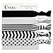 No Tangle No Crease Ribbon Head Bands and Hair Ties - Black and White