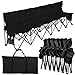 Yaheetech Portable Folding Bench 6-Seat Fabric Outdoor Chair for Teamwork Activities, Sports, Party, Open and Closed Easily with Carrying Bag
