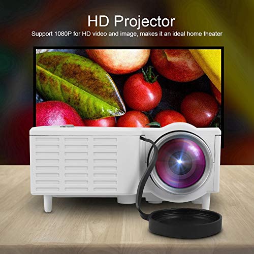 Bewinner-Proyector-porttil-HD-1080P-LED-Mini-proyector-de-cine-en-casa-con-cable-400-Lux-Compatible-con-HDMI-VGA-AV-USB-SD-y-enchufe-de-110-240V-UE-Blanco