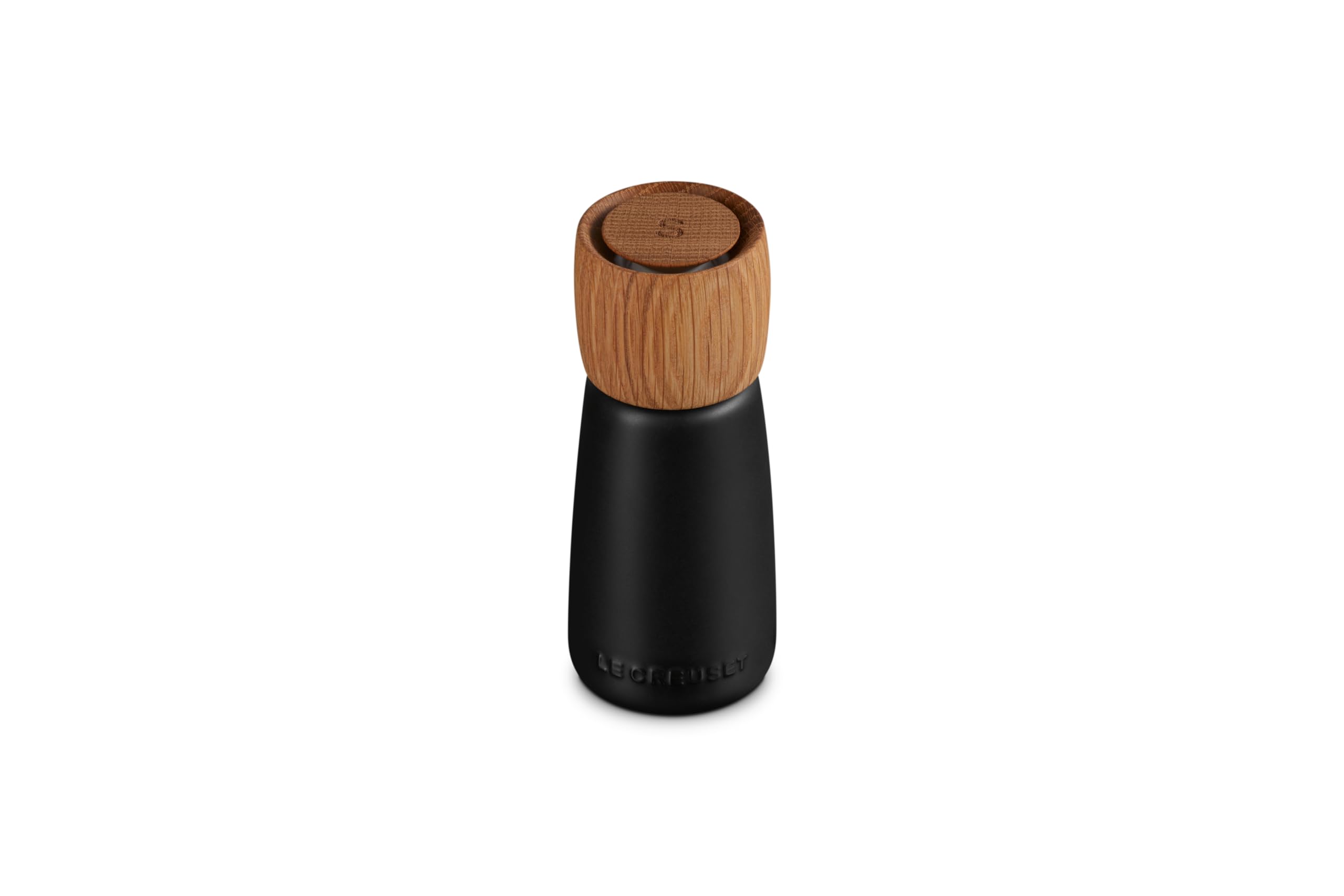 Photo 1 of Le Creuset Stoneware Alpine Salt Mill, 7", Licorice