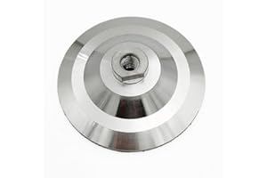 SHDIATOOL 5 Inch Backer Pad or Backing pad of Aluminum Body with 5/8-Inch-11 Thread for Diamond Pads