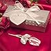 FASHIONCRAFT 2202 Crystal Long Stem Rose, Crystal Favors, Crystal Rose Bridal Shower Party Favors, Pack of 12