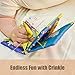TOP BRIGHT Soft Cloth Books for Babies First Year, Baby Toys 6 to 12 Months Girls and Boys, Crinkly Cloth Book Bath Toys(Pack of 6)