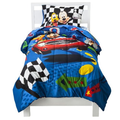 MICKEY MOUSE CLUBHOUSE ROAD RALLY ~ Complete Bedding Set ~ TWIN: Amazon ...