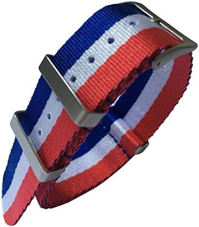 RUIXUAN Heavy Duty Military Style Replacement Seatbelt Nato Watch Band,Seat Belt Weaved Nylon Premium Quality NATO Straps