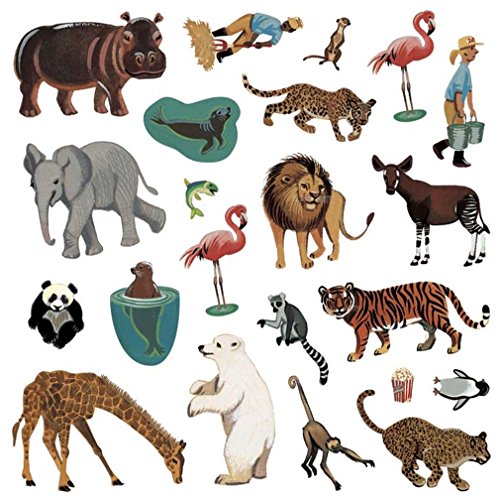 Peaceable Kingdom Press Sticker Fun! At The Zoo Reusable Sticker Tote