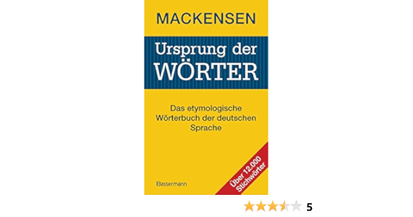 Ursprung Der Wörter: 9783809430179: Amazon.com: Books