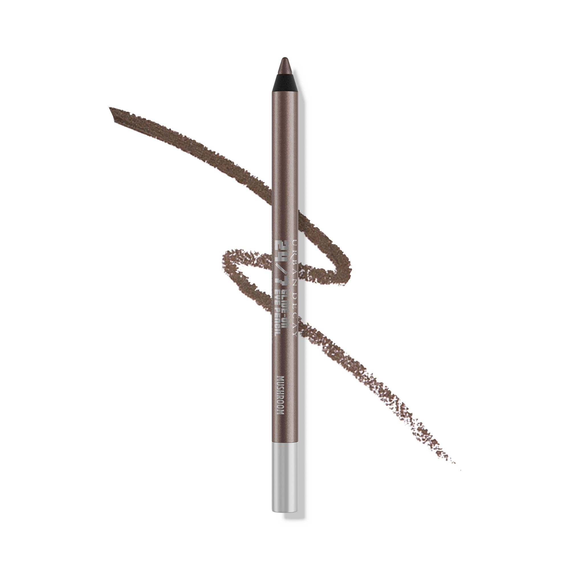 Photo 1 of URBAN DECAY 24/7 Glide-On Waterproof Eyeliner Pencil (Mushroom - Brown Shimmer) - Smudge-Proof, Transfer-Proof, Smooth No-Tug Formula, Hydrating Vitamin E & Jojoba Oil - 0.04 Oz