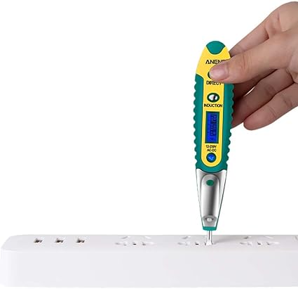 Tournevis Testeur Kkmoon Vd700 Ac Dc 12 250v Lcd Affichage Numerique Testeur De Tension Testeur De Tension Tournevis Electrique Detecteur De Tension Stylo Avec Eclairage Auxiliaire Led Amazon Fr Bricolage