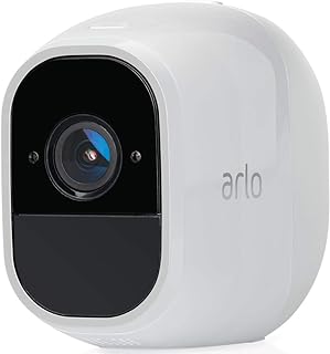 Arlo Pro2 Überwachungskamera &amp; Alarmanlage, 1080p, Zusatzkamera, Smart Home, kabellos, Innen/Außen, Nachtsicht, 130 Grad Blickwinkel, WLAN, 2-Wege Audio, wetterfest, Bewegungsmelder, VMC4030P, weiß