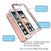 Tekcoo For Galaxy J7 Case, [T360 HY] Ultra Thin Full Body Coverage Protection Scratch Proof Hard Slim Hybrid Cover Shell With Tempered Glass Screen Protector For Samsung Galaxy J7 SM-J7008 [Rose Gold]