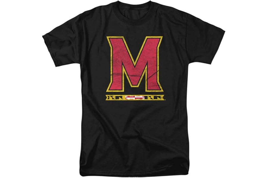 Official Collegiate Primary Distressed Logo Unisex for Men & Women Short Sleeve T Shirt Collection