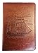 SOHOSPARK Sailing Ship Refillable Faux Leather Journal, Mens Journal, 6x8.7 Vegan Lined Writing Journal for Women