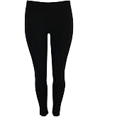 Lady Hathaway Women's Comfort French Terry Legging (Black, Medium)