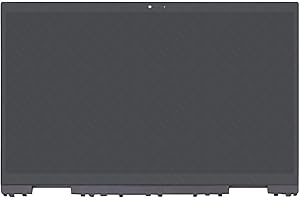 LCDOLED Replacement for HP Pavilion x360 14m-dy0013dx 14m-dy0023dx 14m-dy0033dx 14m-dy0113dx M45012-001 M45013-001 14.0 inches FHD IPS LCD Display Touch Screen Digitizer Assembly Bezel with Board