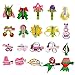 Imanom 20Pcs Baby Girl Hair Bows,Animals and Fruits Shape Hair Clips For Teens Baby Girls Babies Toddlers (Set of 20)