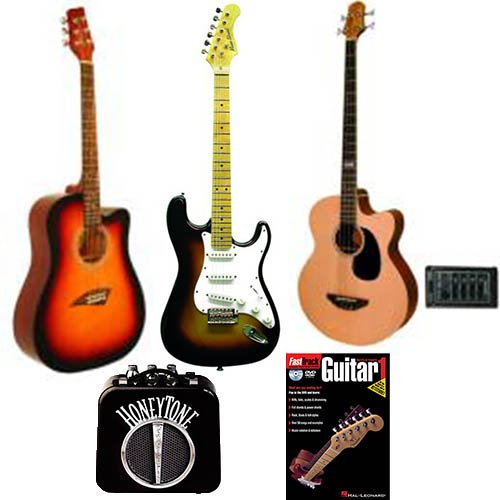 Buy Acoustic & Electric Guitars & Bass Beginner Pack Acoustic